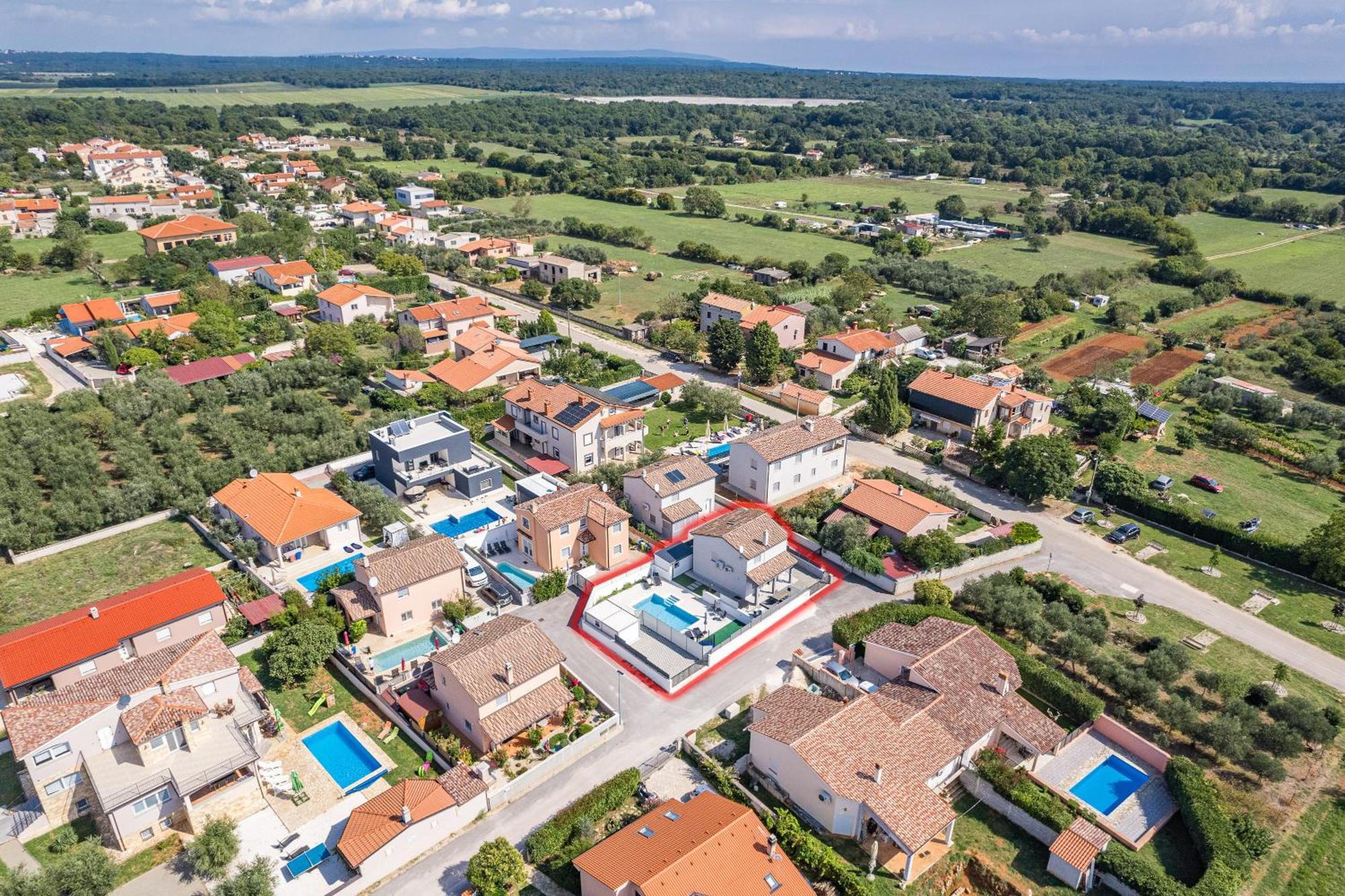 Casa Tara Three-Bedroom Holiday Home Pula Dış mekan fotoğraf